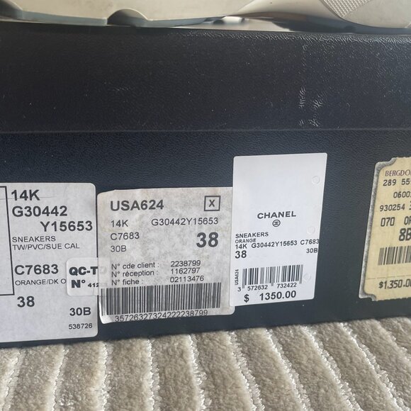 Chanel Sneakers size 38 - Picture 6 of 9